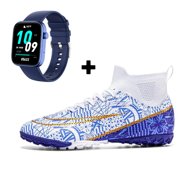 Chuteira Society Masculino Impact V8 Pro Infantil/Adulto Com Smart Watch