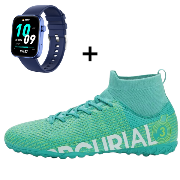 Chuteira Society Arena Fúria Pro + Smartwatch