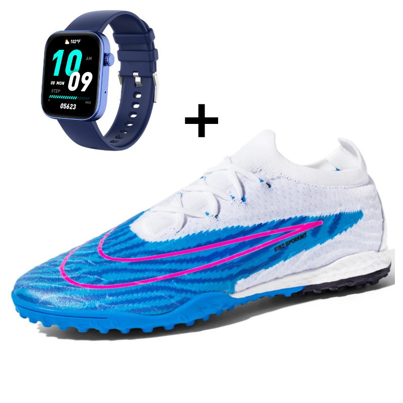 Chuteira Society Masculino Driblux - Infantil / Adulto + Smart Watch