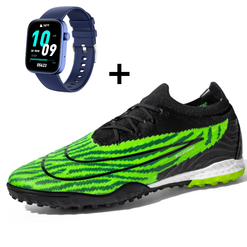 Chuteira Society Masculino Driblux - Infantil / Adulto + Smart Watch
