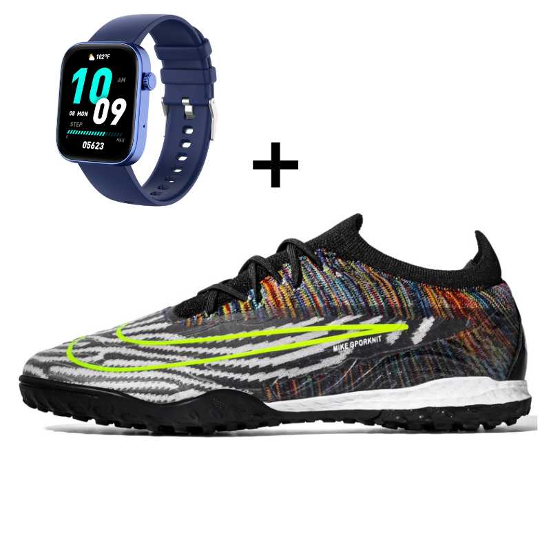Chuteira Society Masculino Driblux - Infantil / Adulto + Smart Watch
