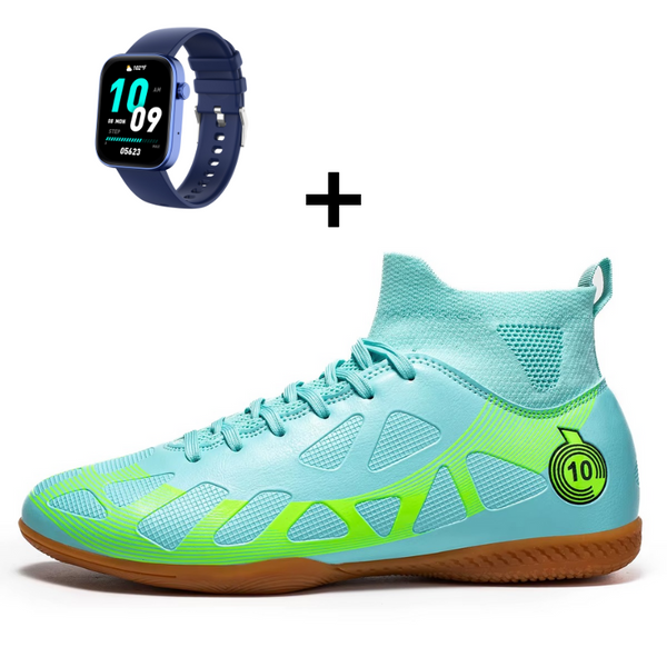 Chuteira Futsal Botinha Masculino - Boleiro Power Infantil /adulto + Smart Watch