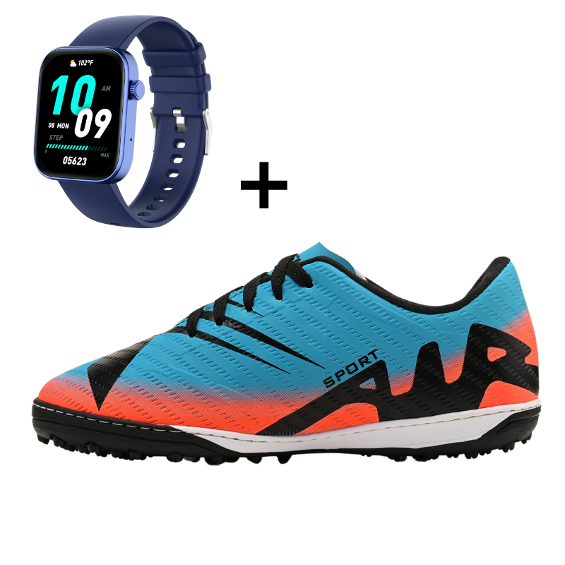 Chuteira Society Masculino Air Power + Smartwatch P7