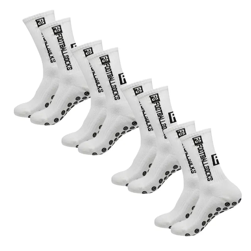 4 Pares de meias antiderrapantes Pro Socks  - 34 ao 45