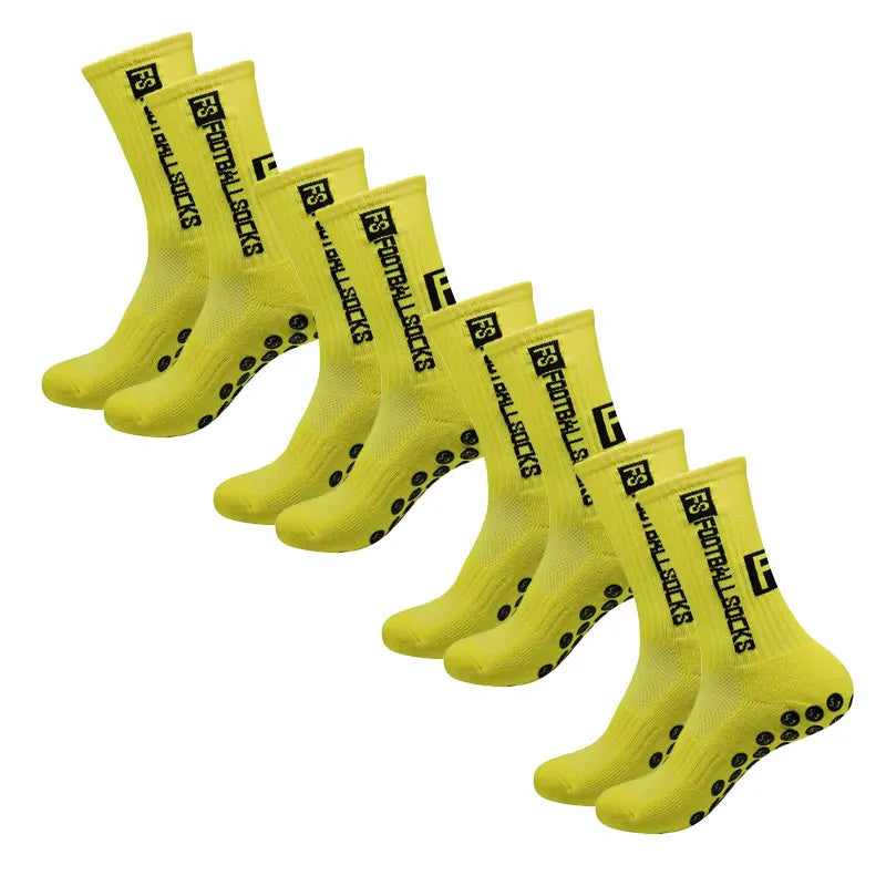 4 Pares de meias antiderrapantes Pro Socks  - 34 ao 45