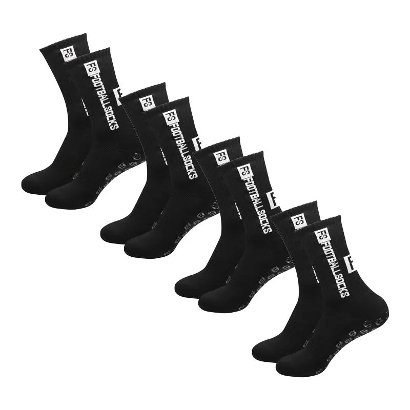 4 Pares de meias antiderrapantes Pro Socks  - 34 ao 45