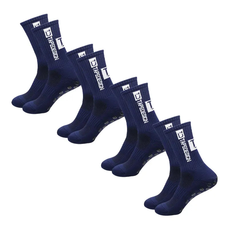 4 Pares de meias antiderrapantes Pro Socks  - 34 ao 45