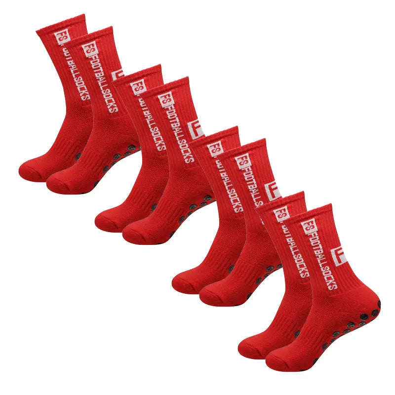 4 Pares de meias antiderrapantes Pro Socks  - 34 ao 45