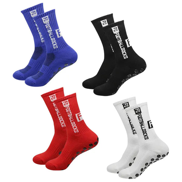 4 Pares de meias antiderrapantes Pro Socks  - 34 ao 45